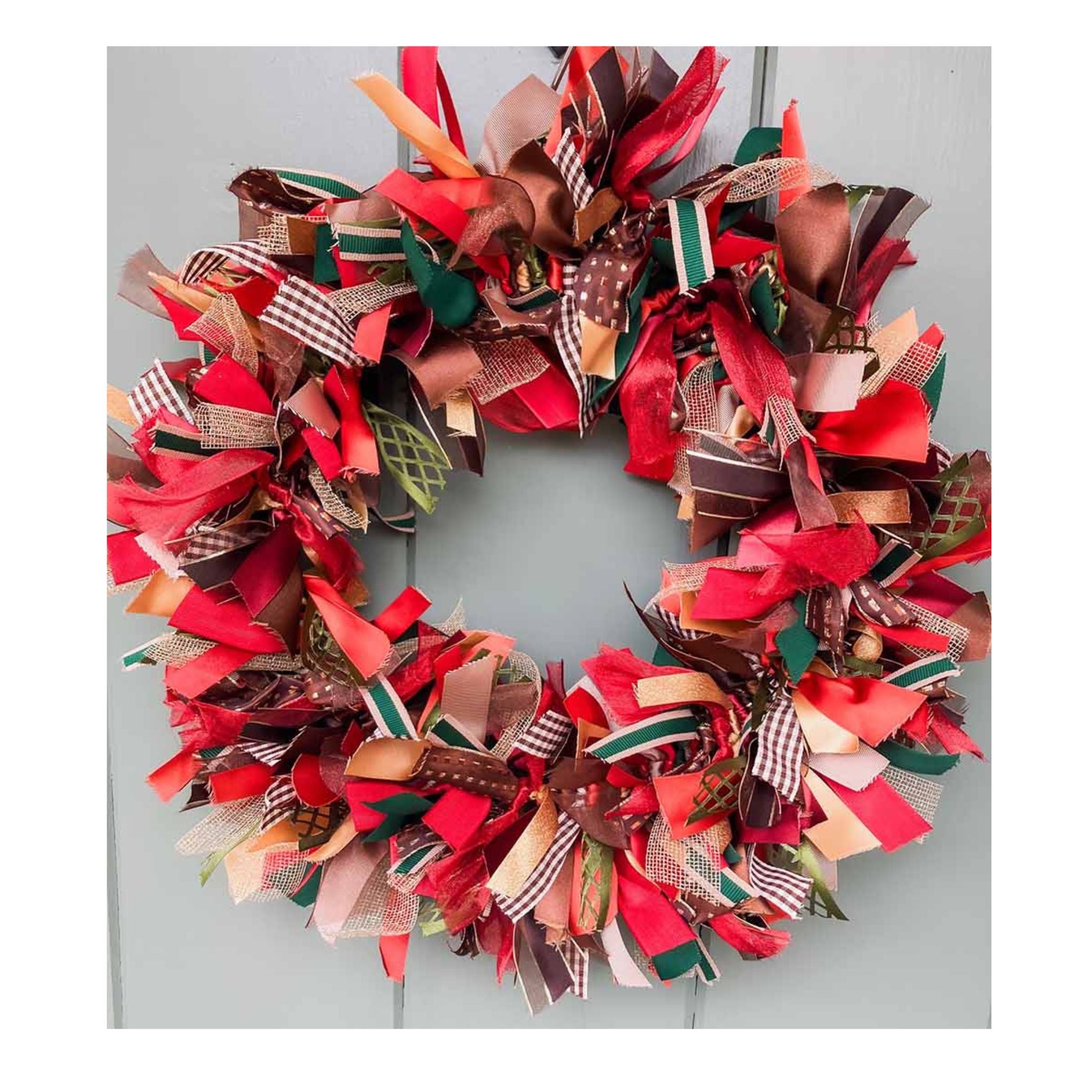 Large Christmas Themed Wreath Kit