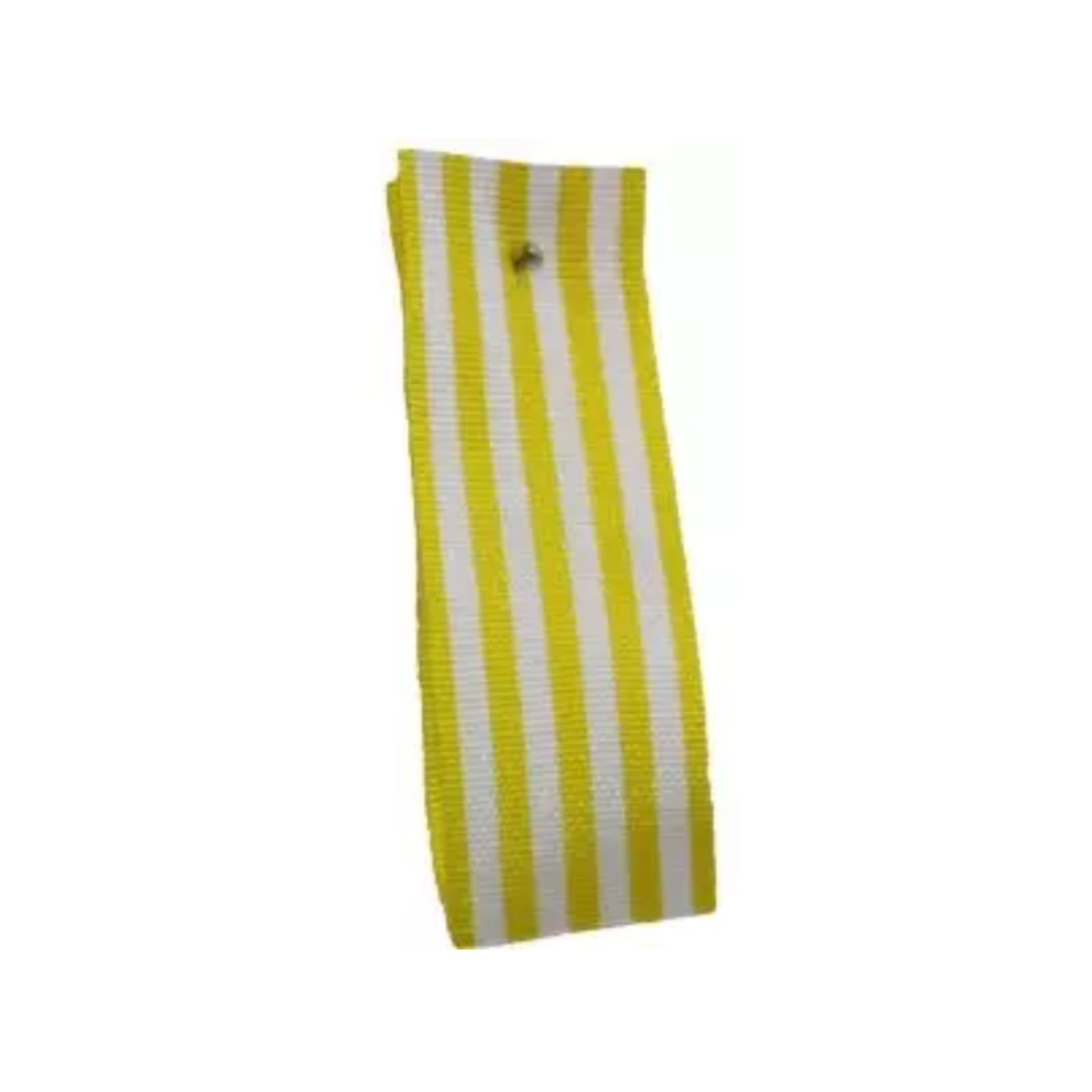 Stripe Ribbon By Berisfords col: Yellow  9mm - 16mm -25mm Widths Article 43152