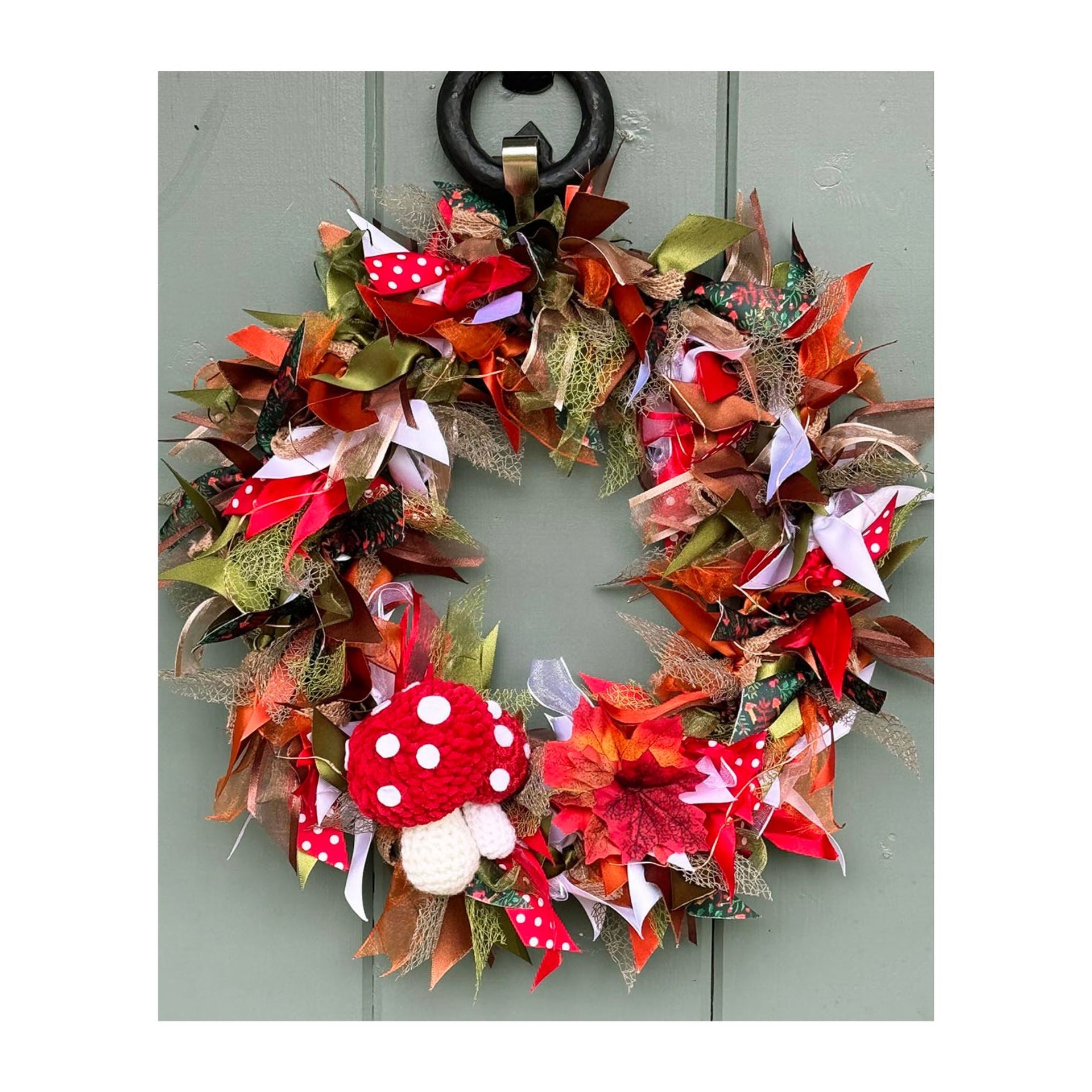 Woodand forest ribbon wreath kit